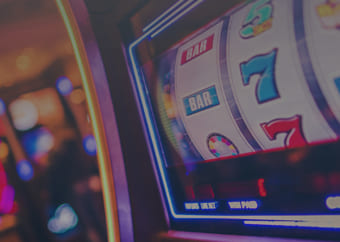 Slot game at a casino