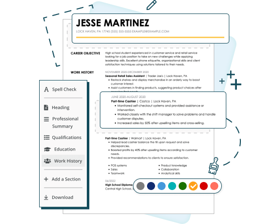 Free Online Resume Builder  Easily create standout resumes
