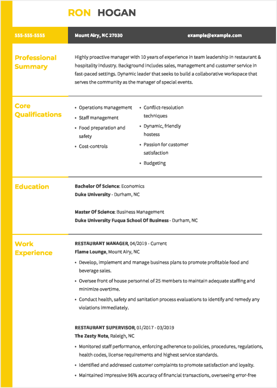 CV Examples for 2025 Job Seekers
